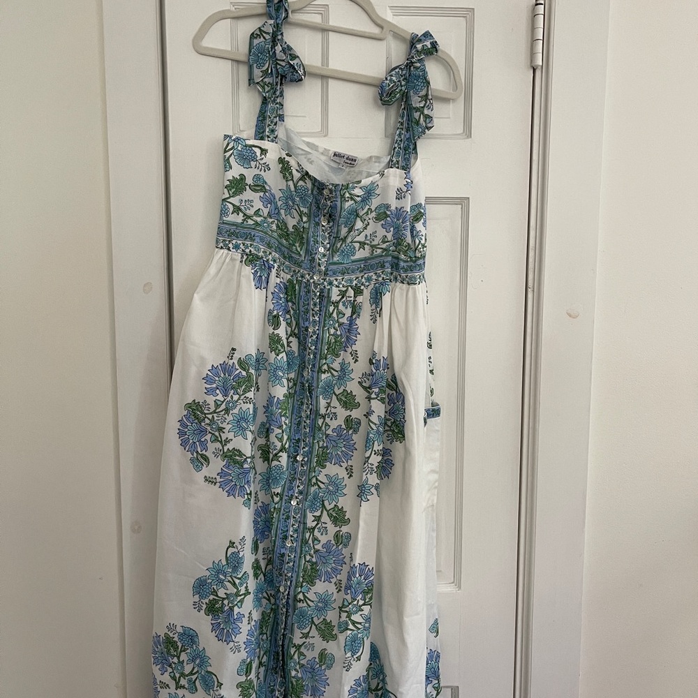 Juliet Dunn Tie Shoulder Dress NWOT - Picture 2 of 5